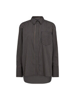 Co Couture Co'couture, FinaCC Stripe Shirt, Black, Size: