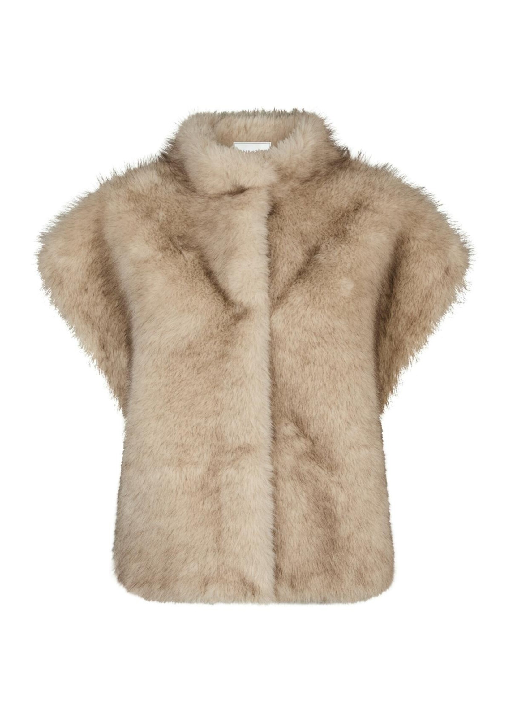 Neo Noir, Kevini Faux Fur Vest, Size:
