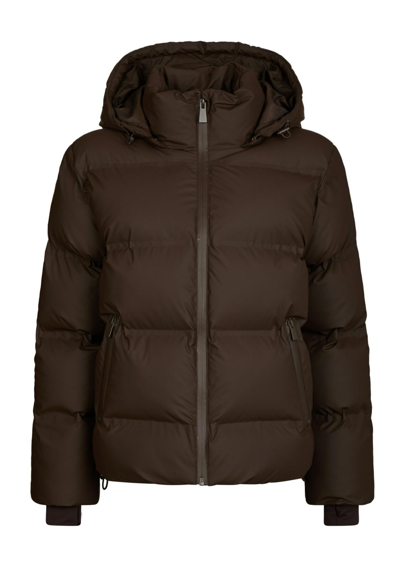 Neo Noir Neo Noir, Fox C Puffer Jacket, Dark Brown, Size: