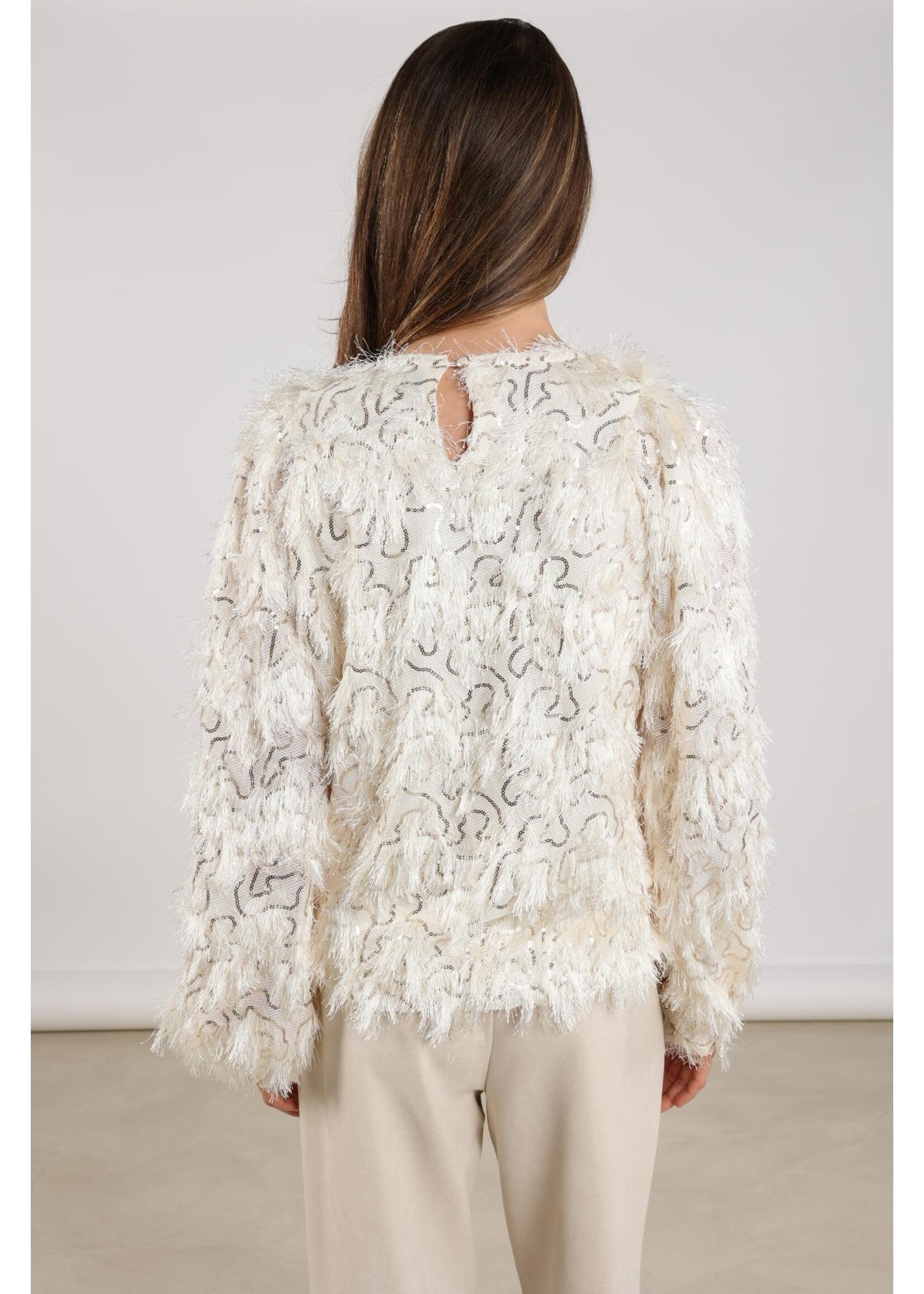 Nukus Nukus, Jade top, Off white, Size:
