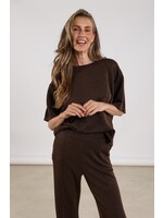 Nukus Nukus, Hilly Top Lurex, Dark chocolate. Size: