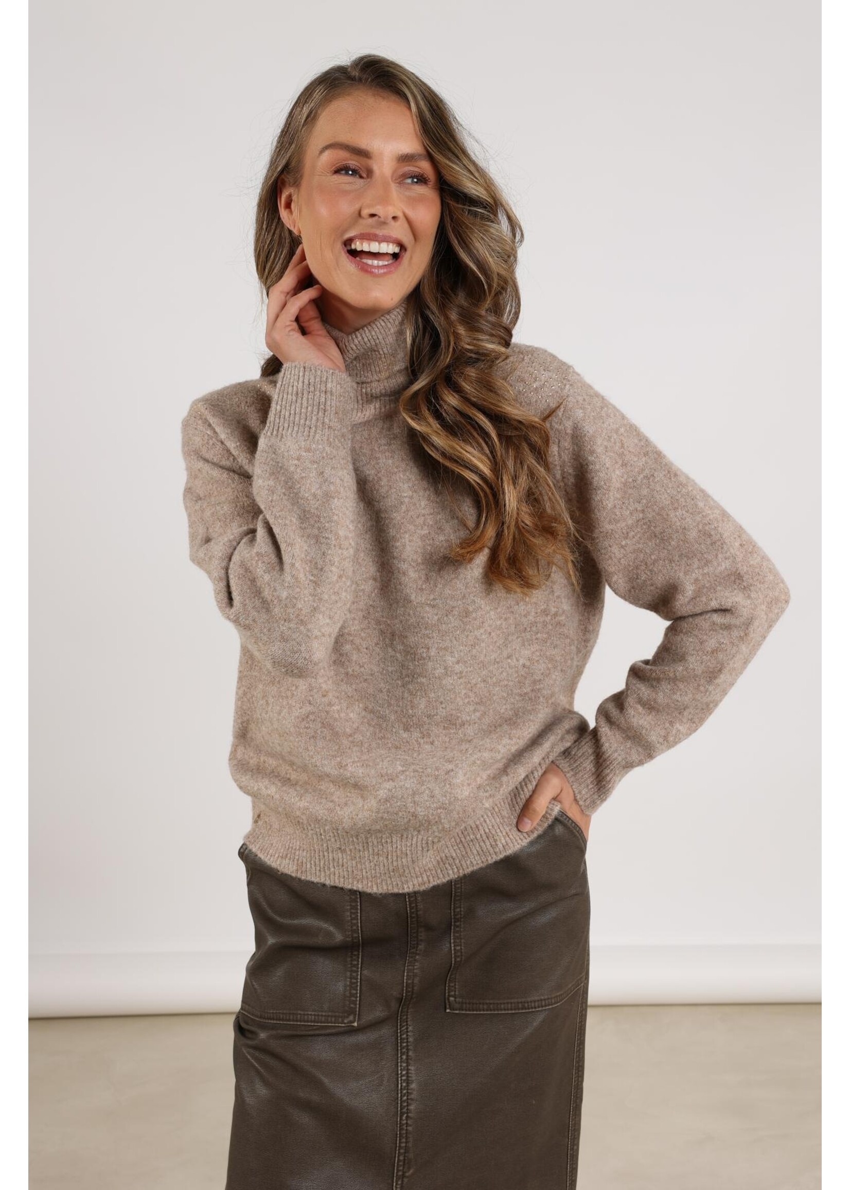 Nukus Nukus, Steffie Pullover, Light Fango, Size: