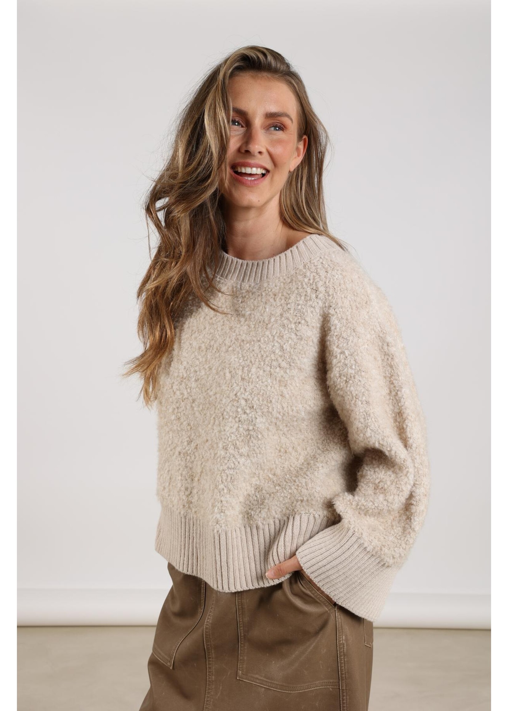Nukus Nukus, Myra Pullover, Sand, Size:
