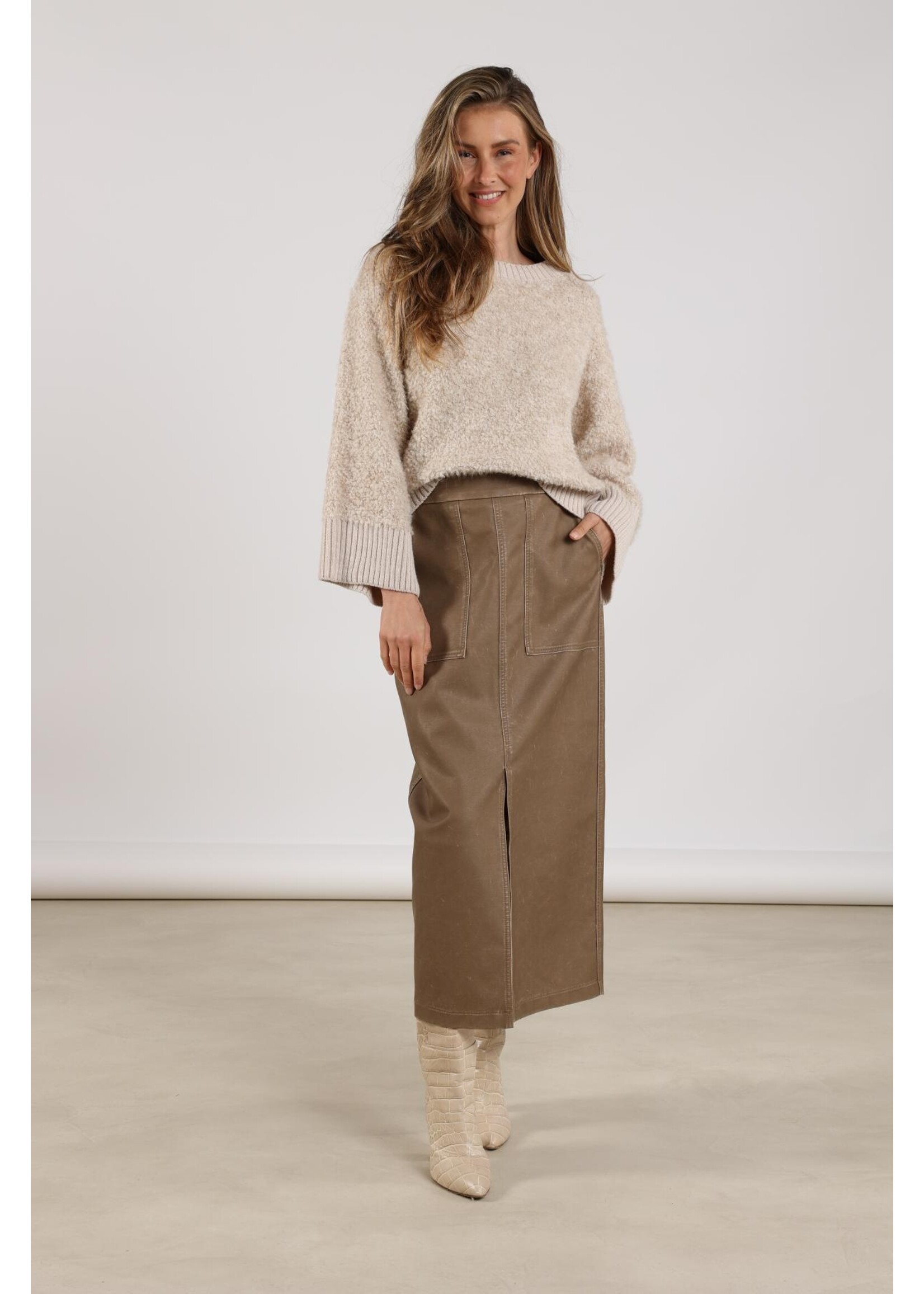 Nukus Nukus, Myra Pullover, Sand, Size: