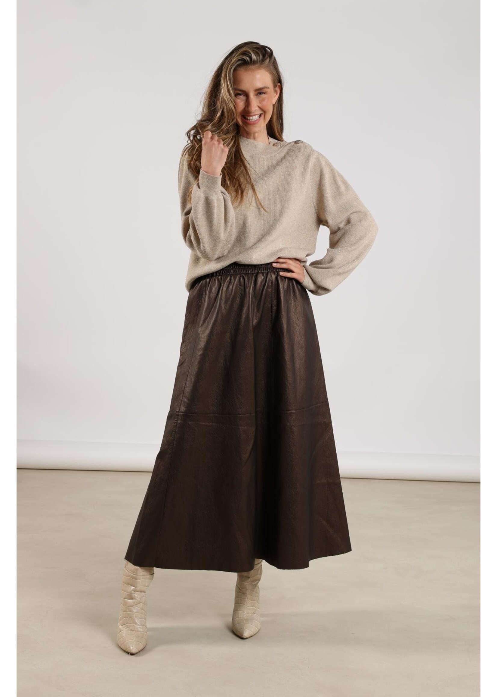Nukus Nukus, Daytona Pullover Lurex, Sand, Size: