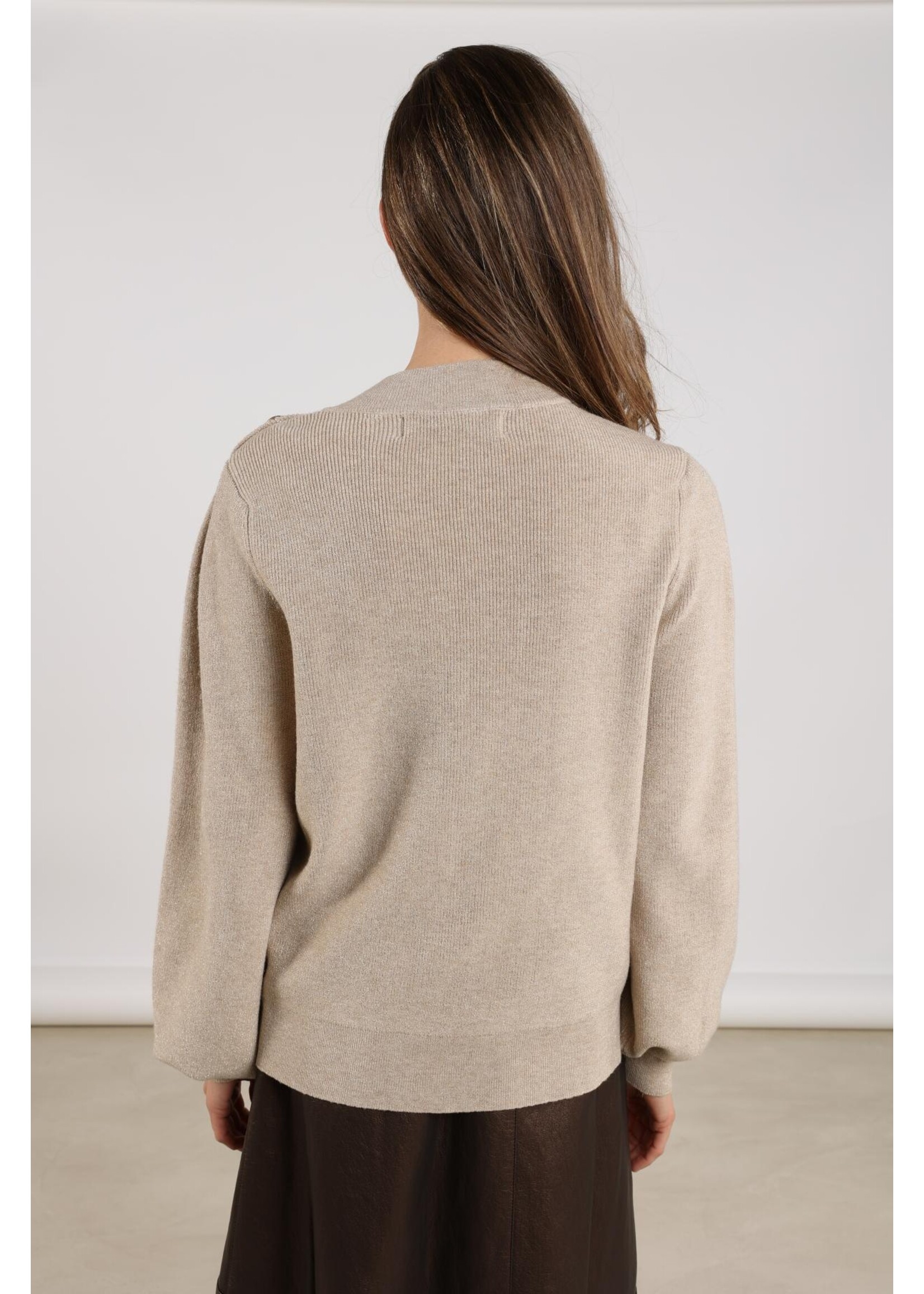 Nukus Nukus, Daytona Pullover Lurex, Sand, Size: