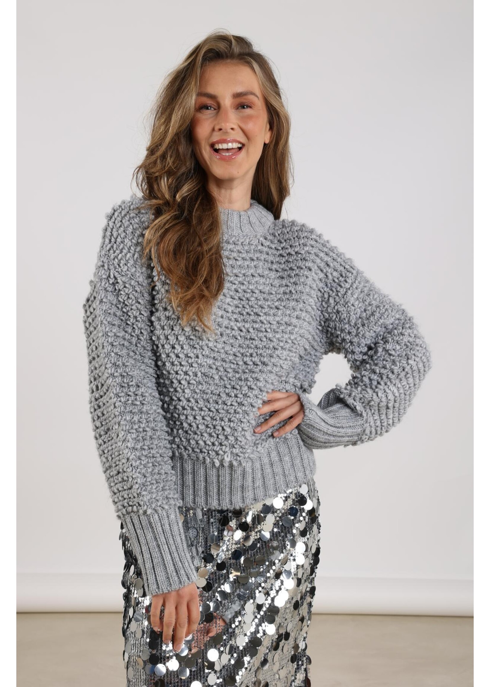Nukus Nukus, Khloe pullover, Grey, Size: