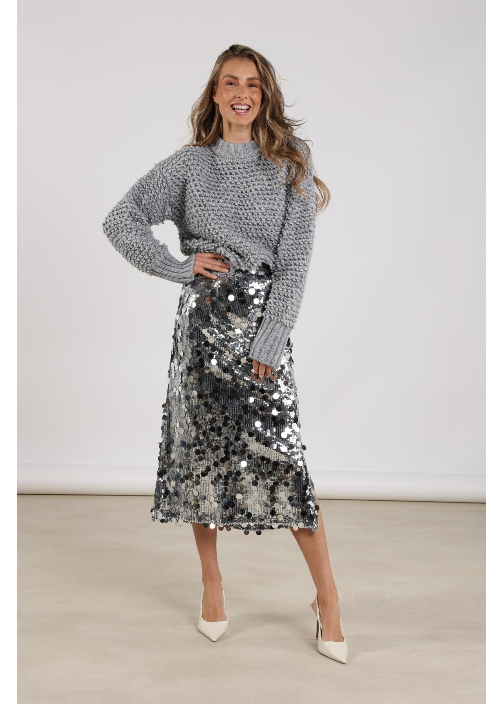 Nukus Nukus, Khloe pullover, Grey, Size:
