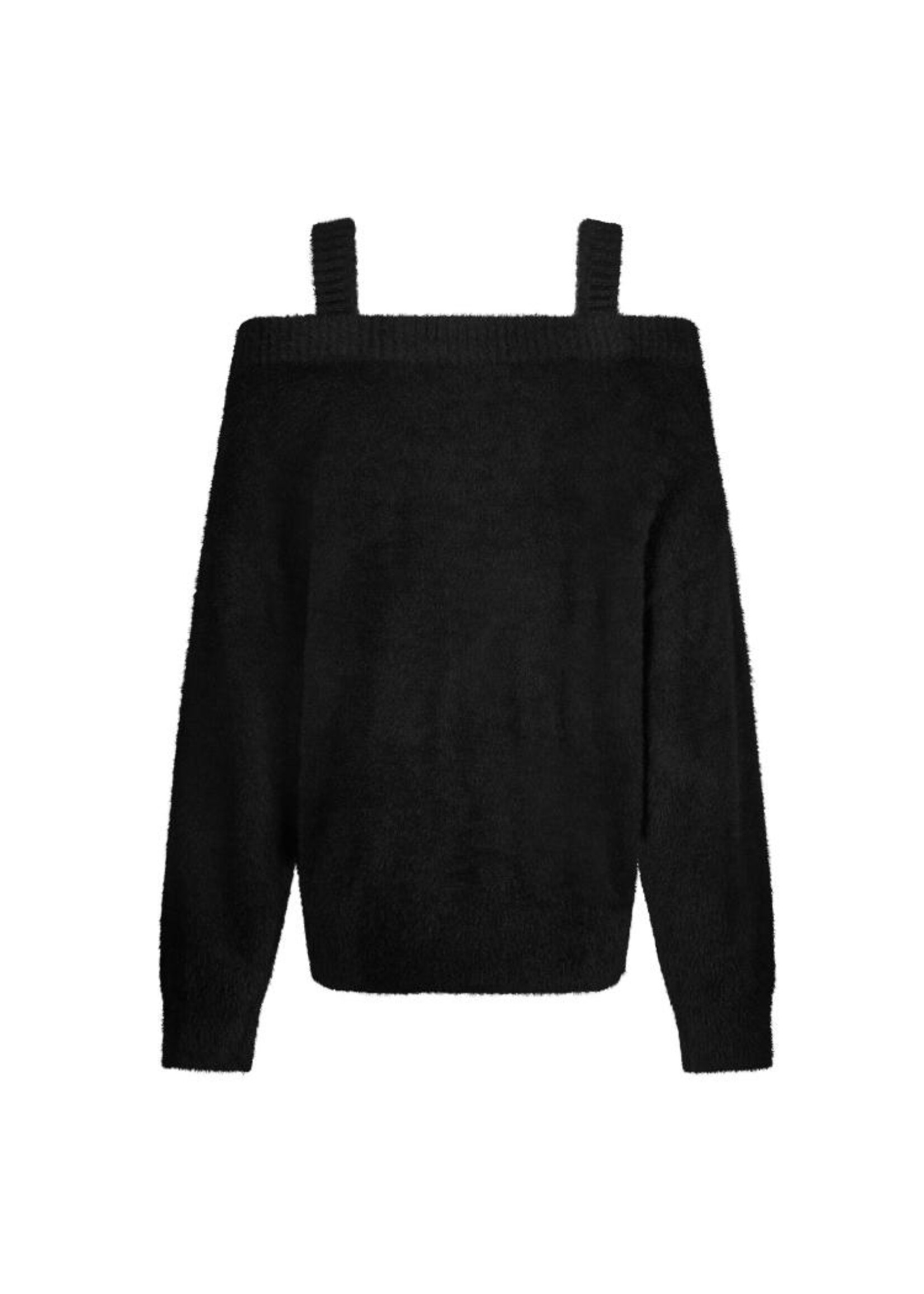 Nukus Nukus, Praag pullover lurex, Black, Size: