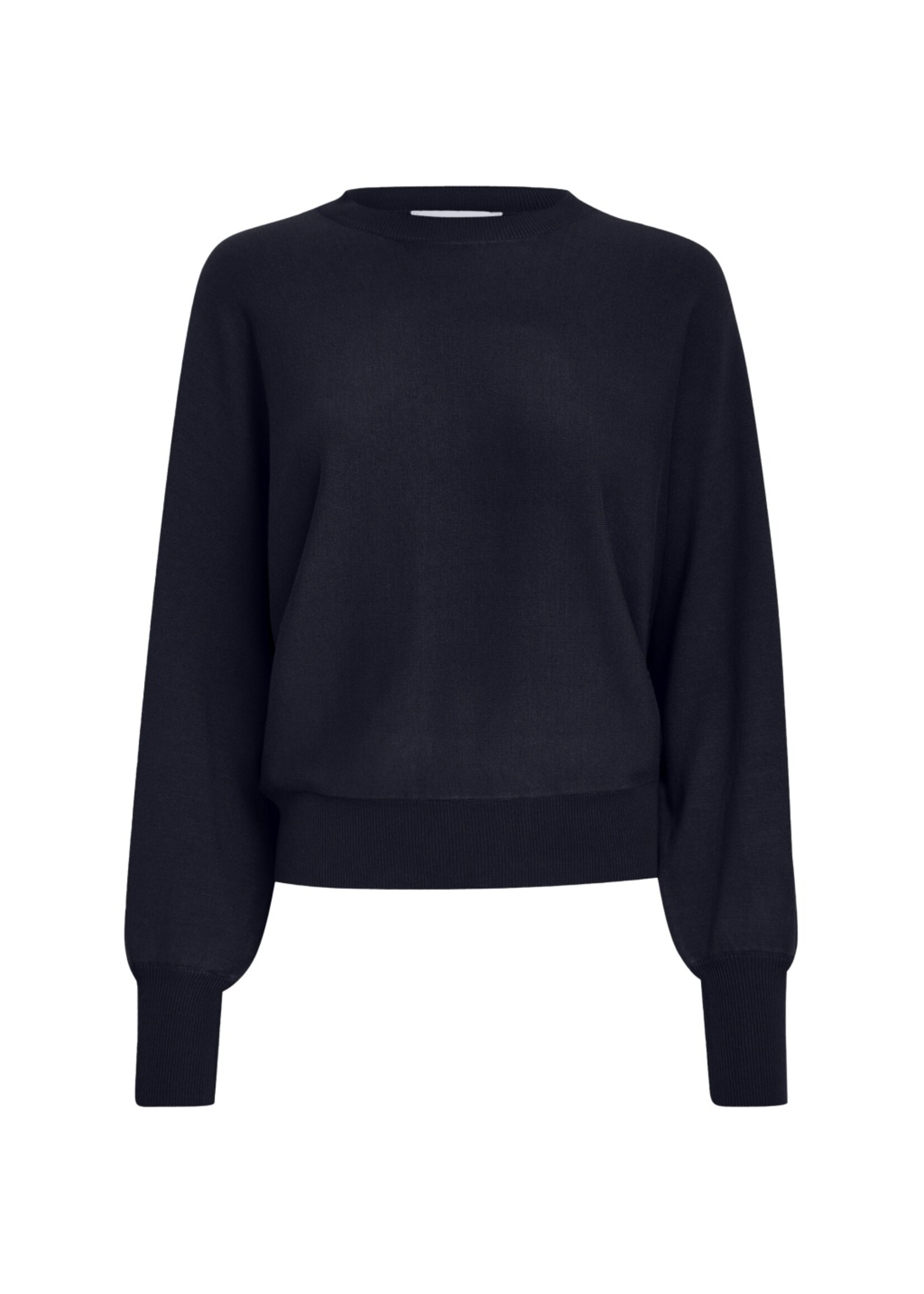 Minus Minus, MSDana Bat Sleeve Knit Pullover, Night Shadow, Size: