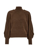 Minus Minus, MSVera High Neck Knit Pullover, Carafe, Size:
