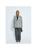 Minus Minus, MSClover Short Coat, Light grey melange, Size: