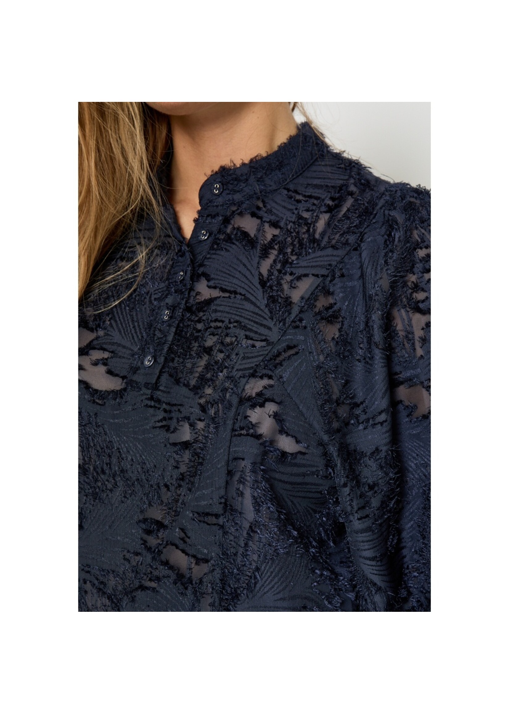 Minus Minus, MSHollie Blouse , Sky captain, Size: