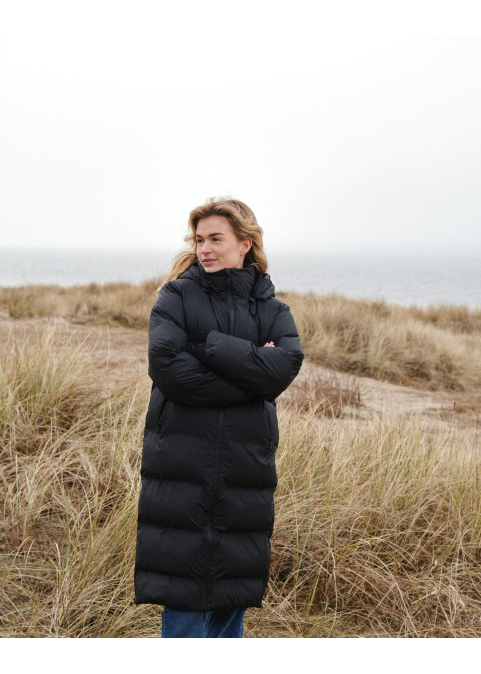 Neo Noir Neo Noir, Viviana C Puffer Jacket, Black, Size:
