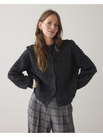 Summum Summum, Cardigan loop stitch knit, Antraciet, Size: