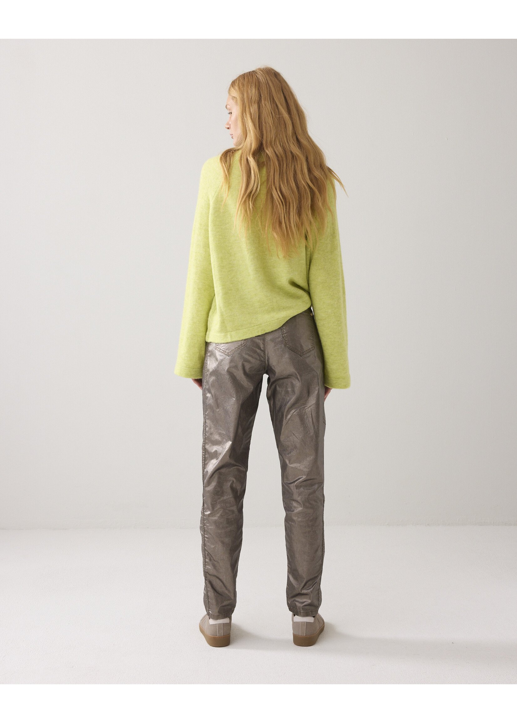 Summum Summum, Tapered metallic coated twill, Dark camo, Size: