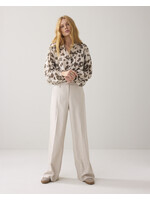 Summum Summum, Blouse Co/vi printed, Ivory, Size: