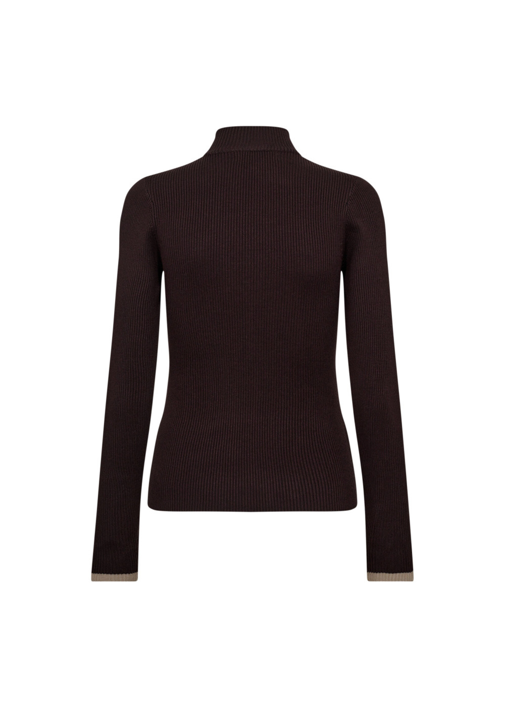 Co Couture Co'couture, BonnyCC Turtleneck Knit, mocca, Size: