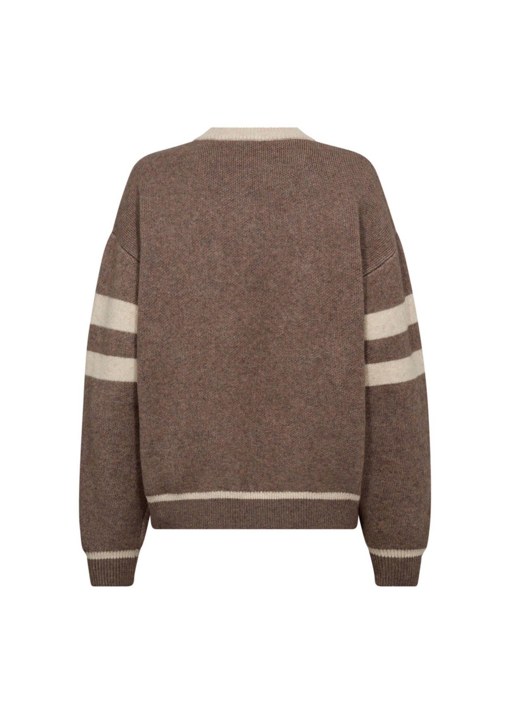 Co Couture Co'couture, RowCC Coco Logo Knit, Walnut, Size: