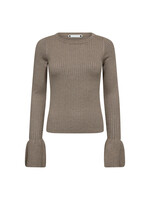 Co Couture Co'couture, BalinCC Wide Cuff Knit, Light walnut, Size: