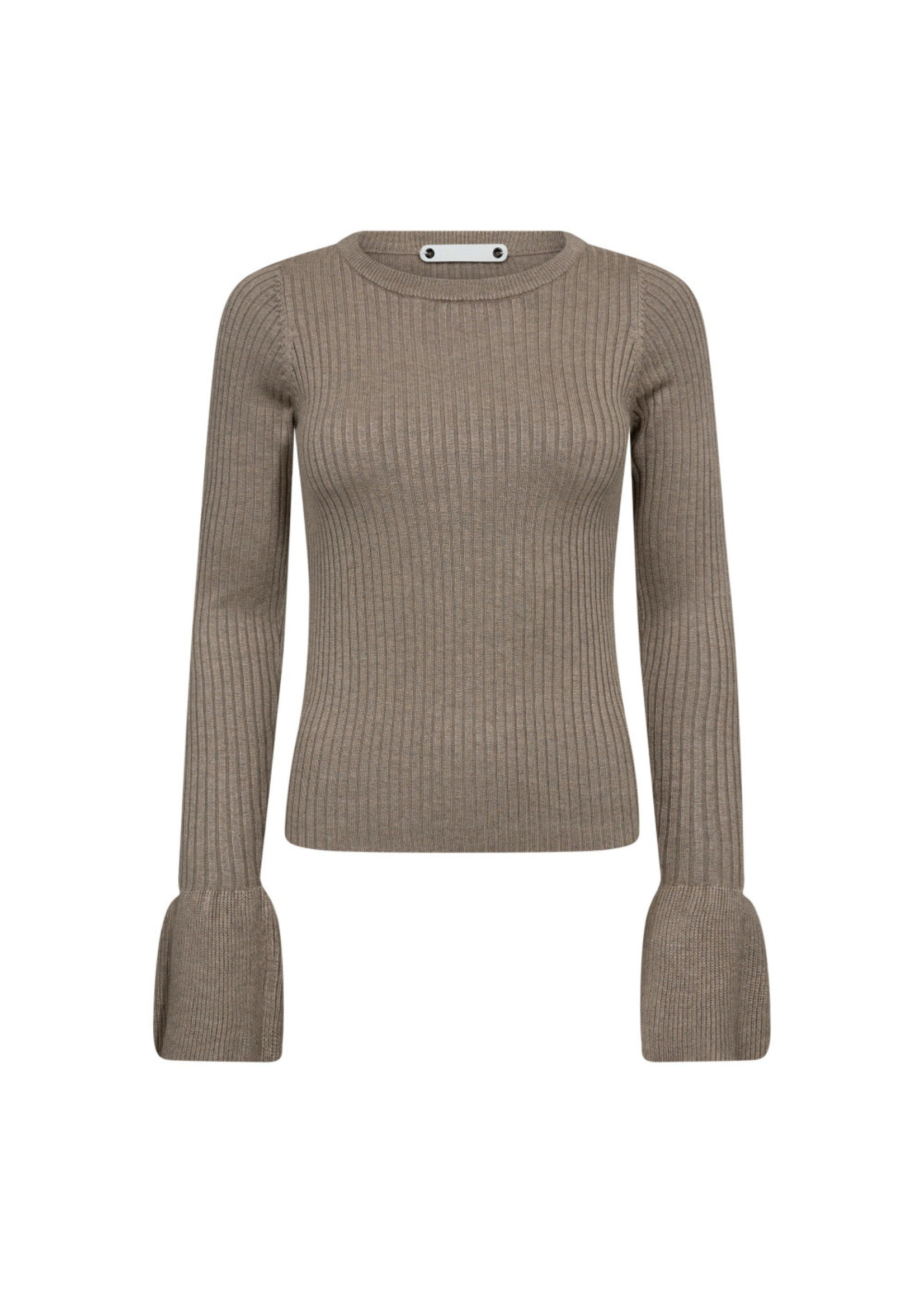 Co Couture Co'couture, BalinCC Wide Cuff Knit, Light walnut, Size: