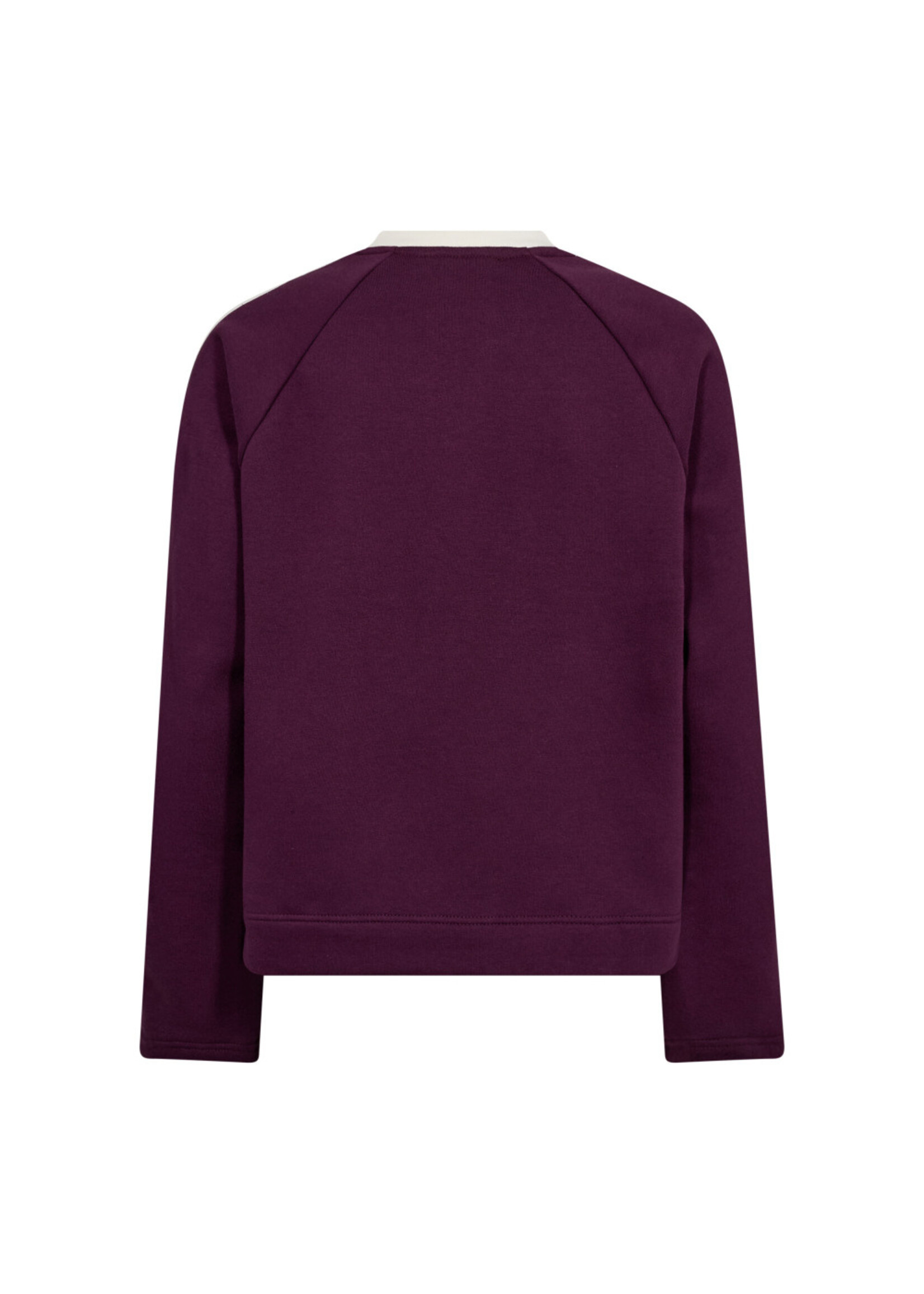 Co Couture Co'couture, BatuCC Coco V-Sweat, Plum, Size: