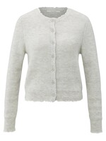 Yaya Yaya, Kort gemêleerd vest, Cloud grey melange, Size: