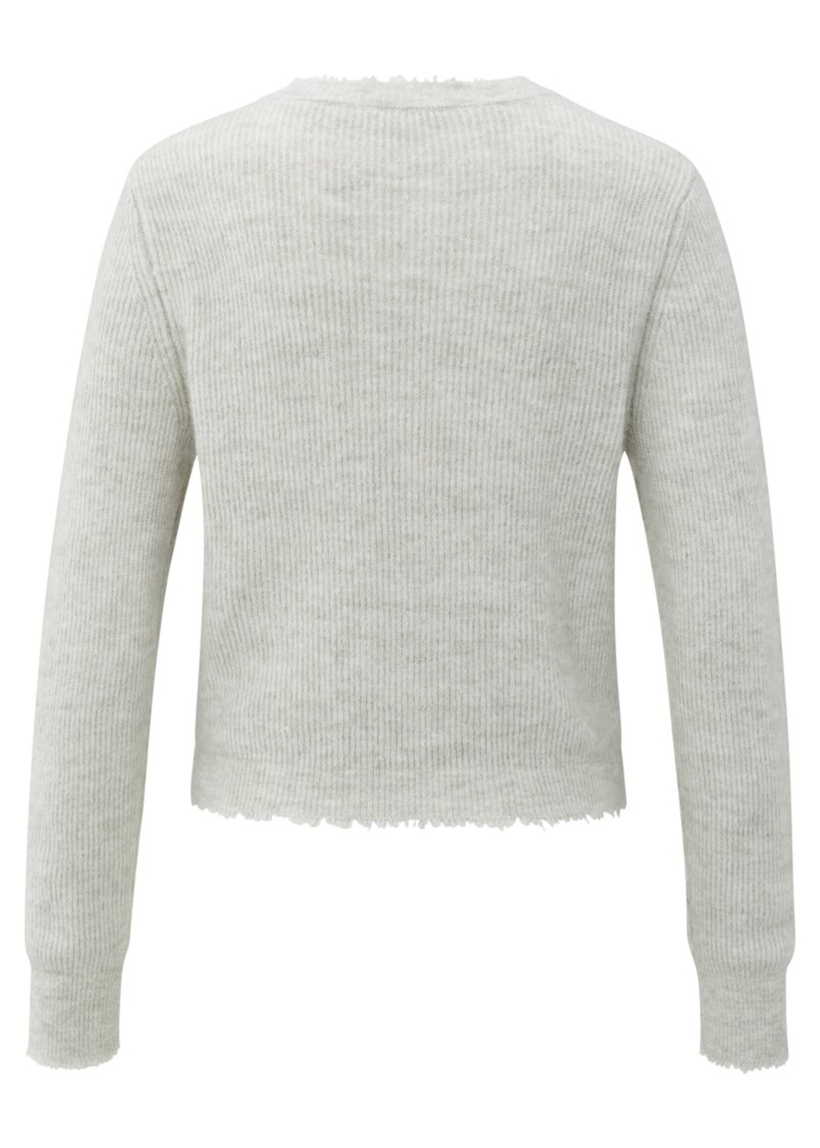 Yaya Yaya, Kort gemêleerd vest, Cloud grey melange, Size: