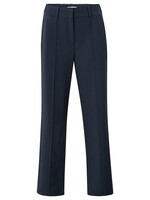 Yaya Yaya, Broek met sierplooien en split, blue, Size: