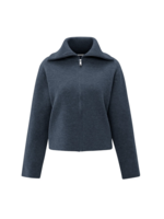 Yaya Yaya, Vest met hoge hals, Blue, Size: