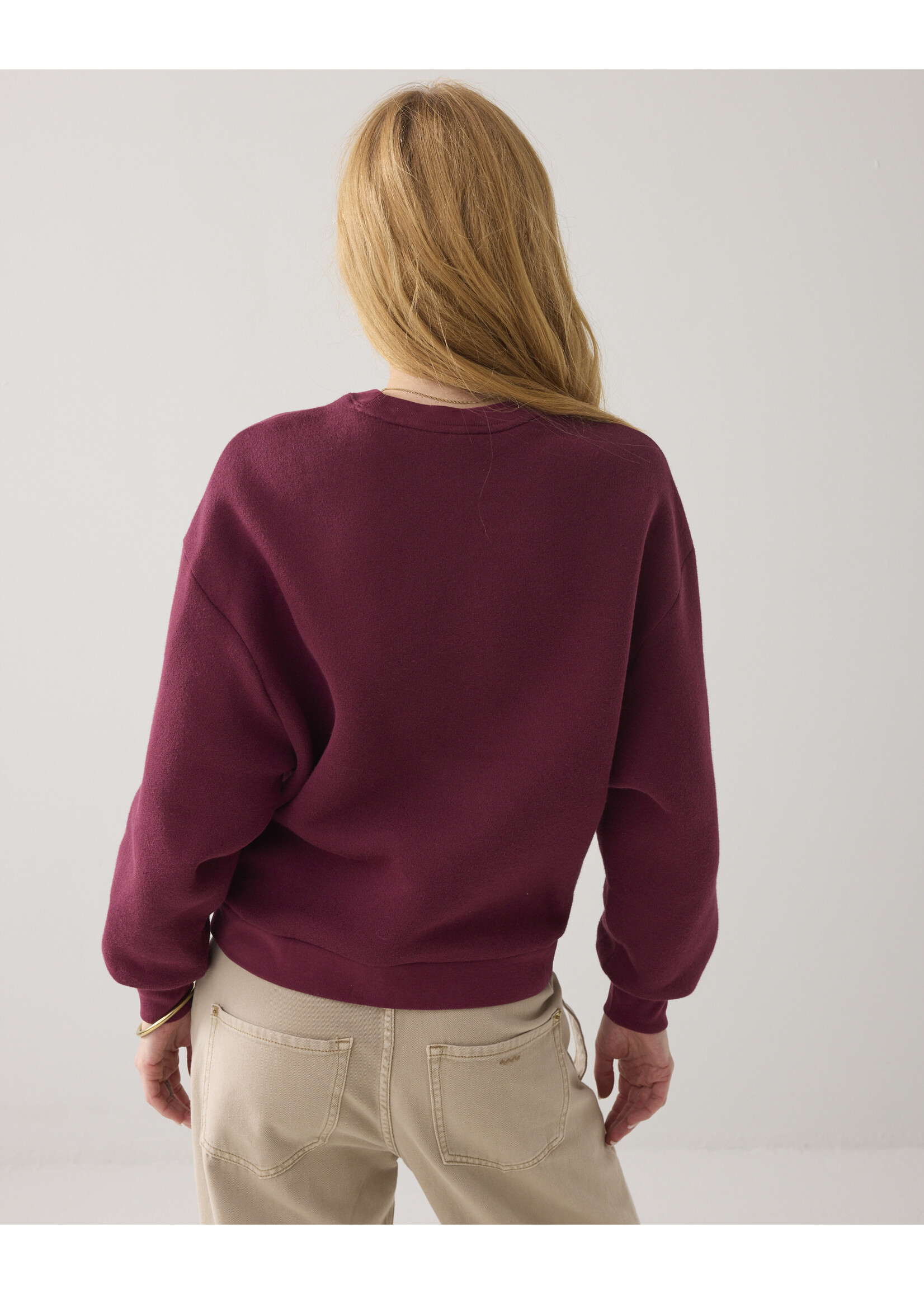 Summum Summum, Jersey Soft sweat, Merlot, Size: