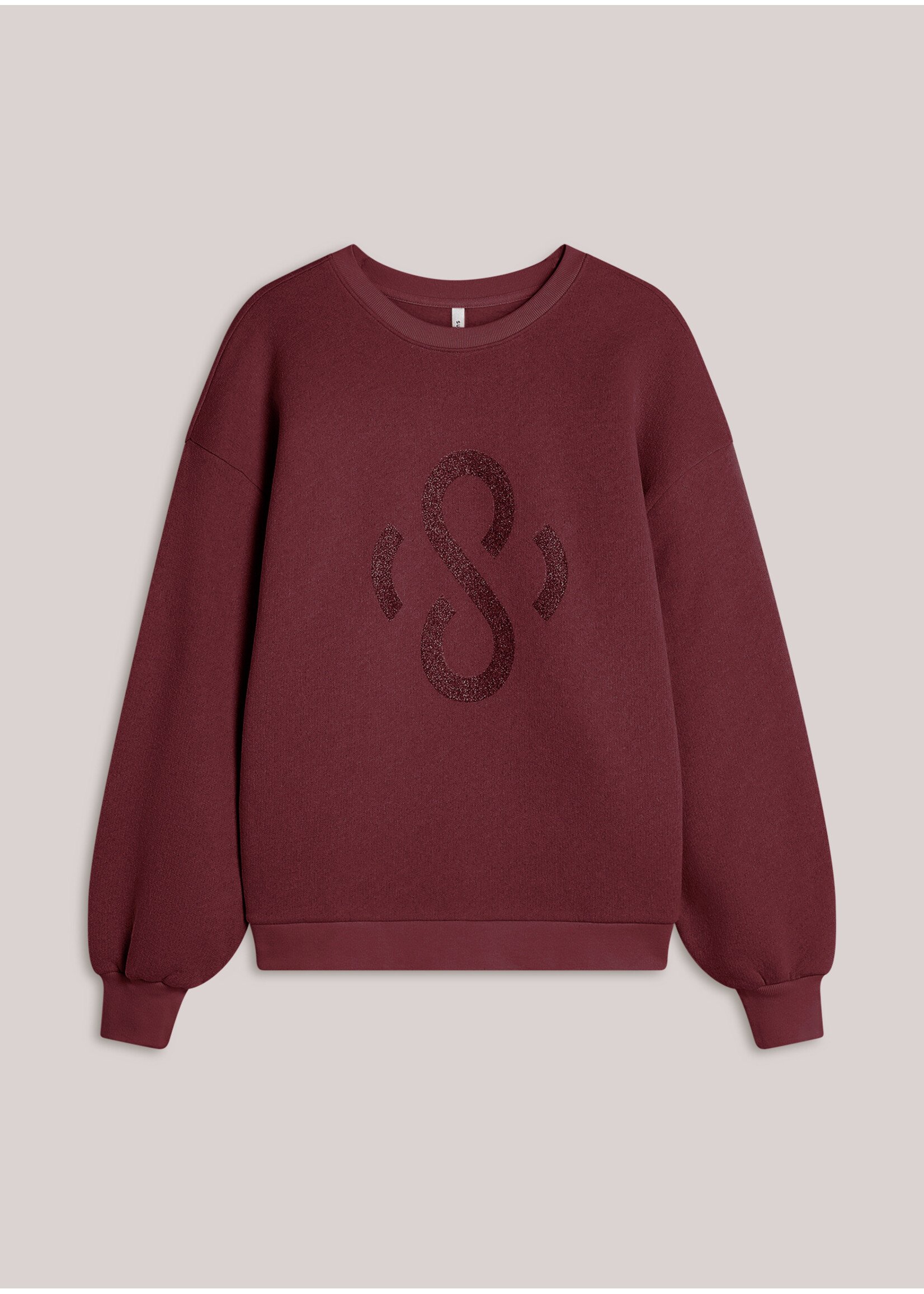 Summum Summum, Jersey Soft sweat, Merlot, Size: