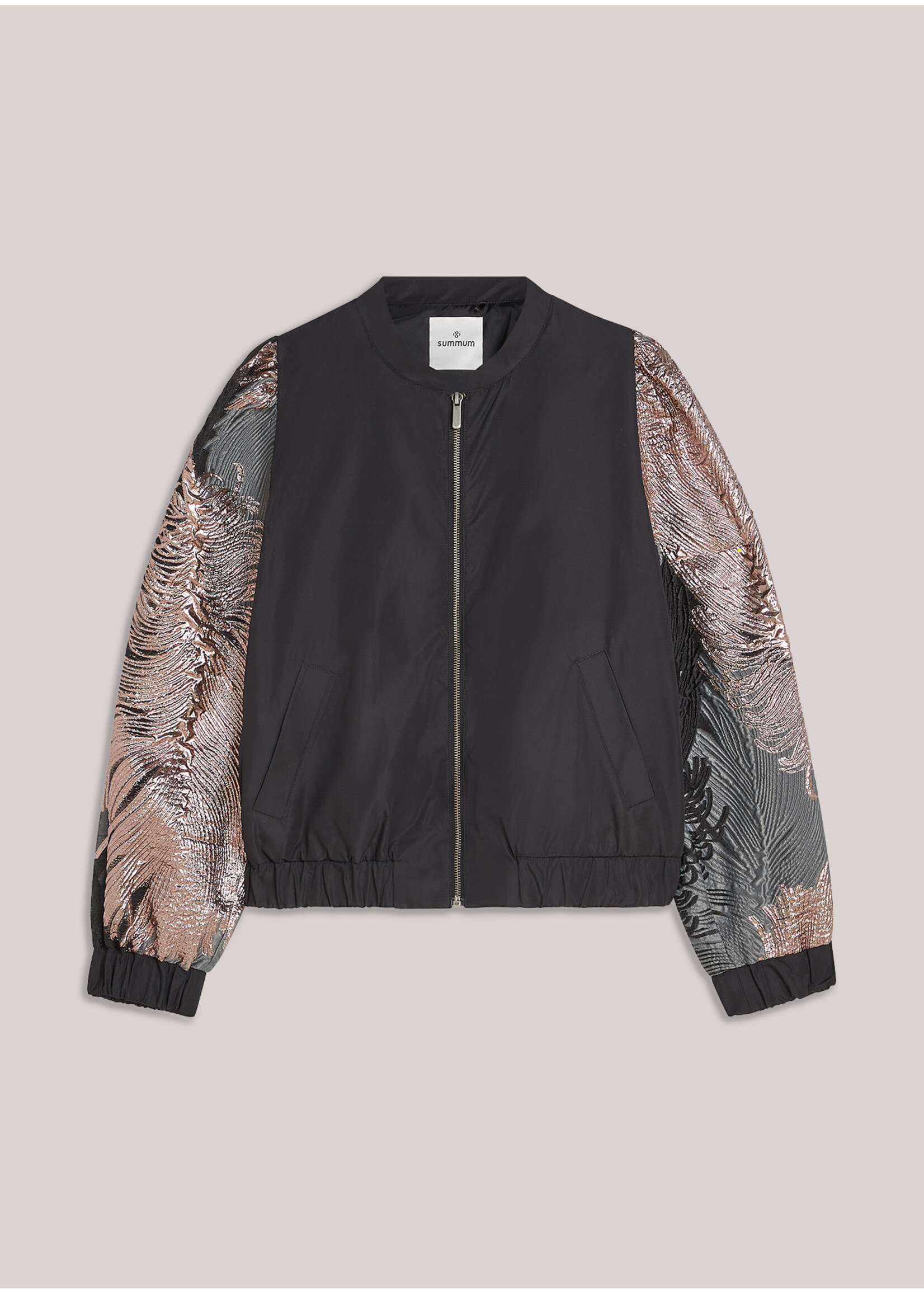 Summum Summum, Bomber jacket leaves jacquard, Multi, Size;