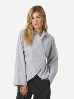 Neo Noir Neo Noir, Fenli Striped Shirt, Grey, Size: