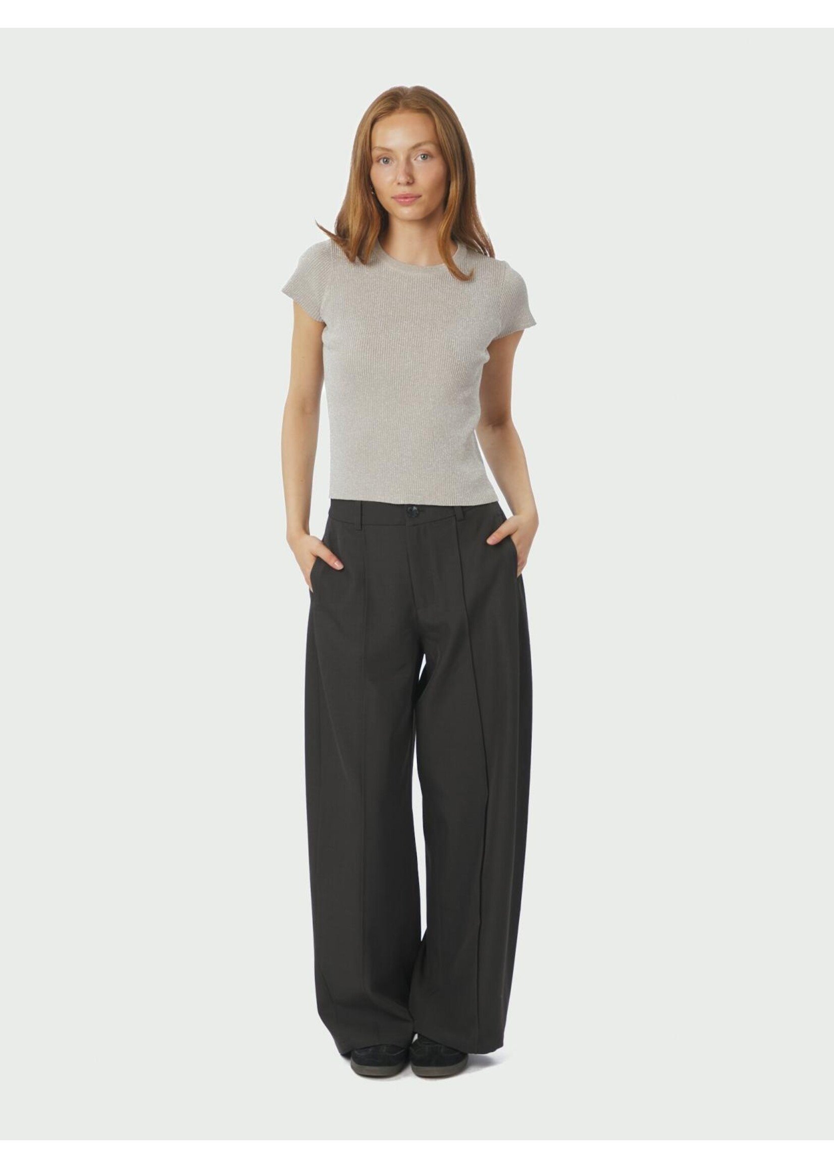 Neo Noir Neo Noir, Tirra Glitter Top, Sand, Size: