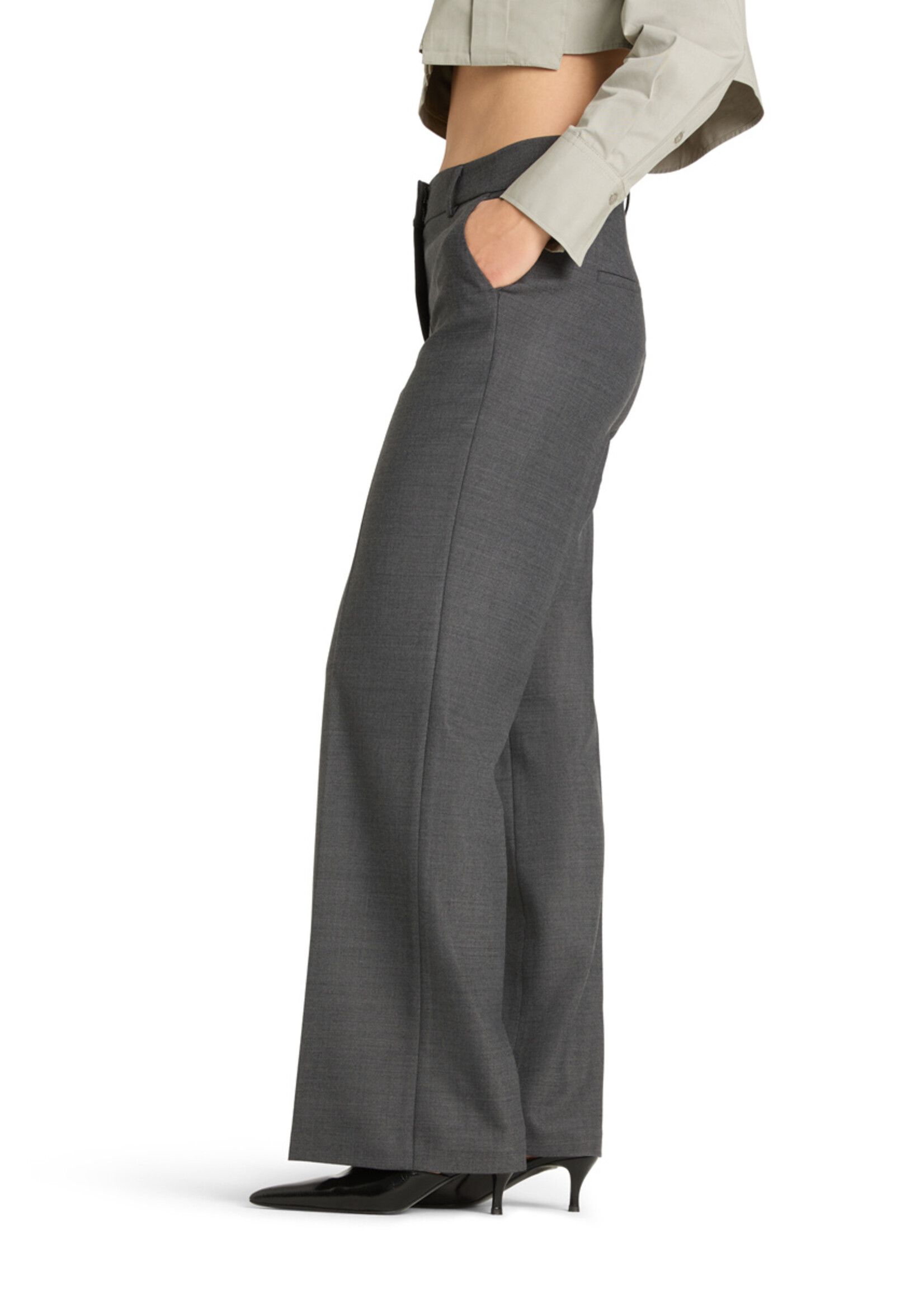 Cambio Cambio, Amelie Ladies pants, Midnight grey, Size: