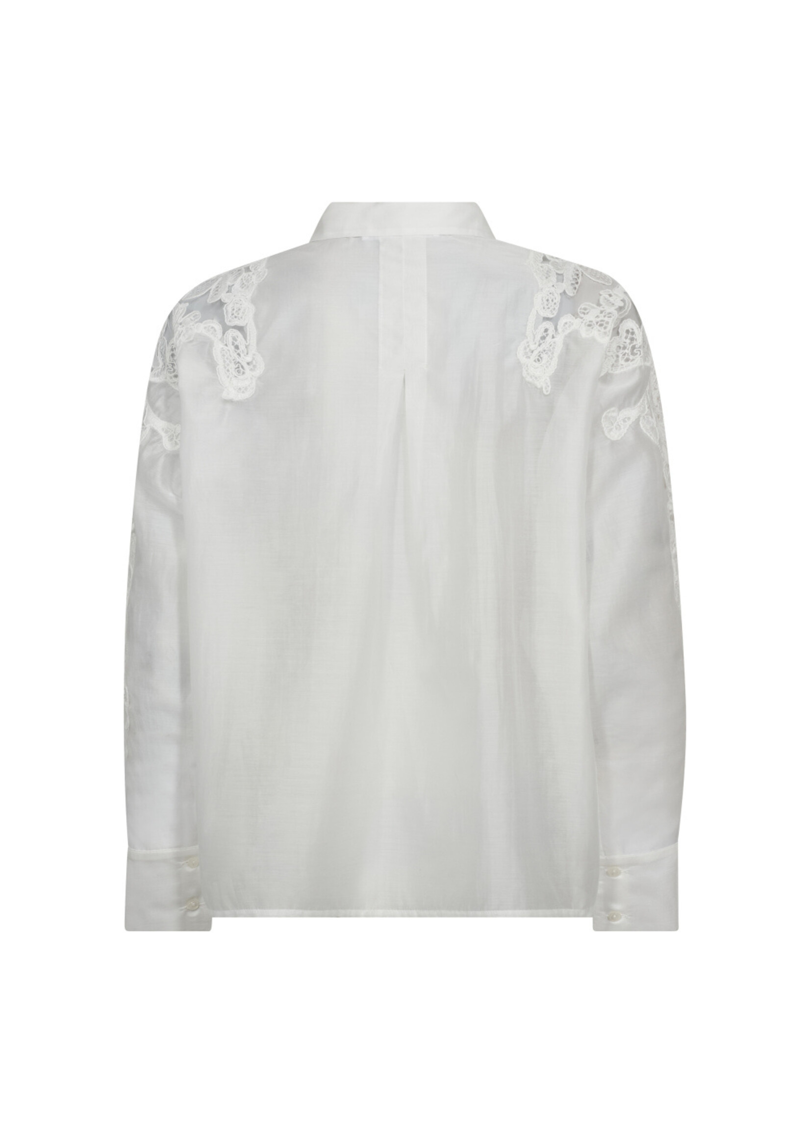 Co Couture Co'couture, KawaCC Embroidery Shirt, White, Size: