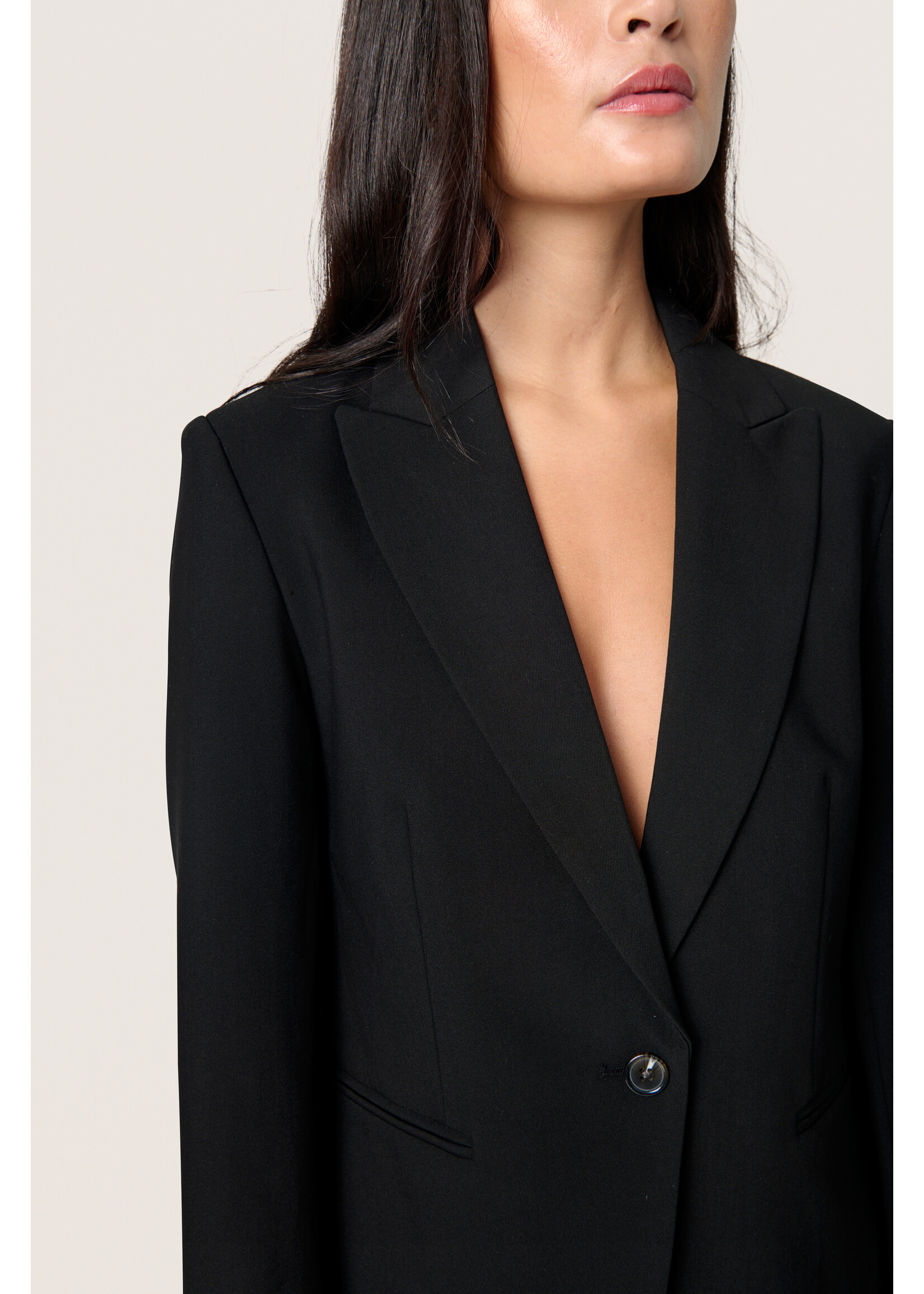 Soaked In Luxury Soaked, SLCorinne Short Blazer, Black, Size: