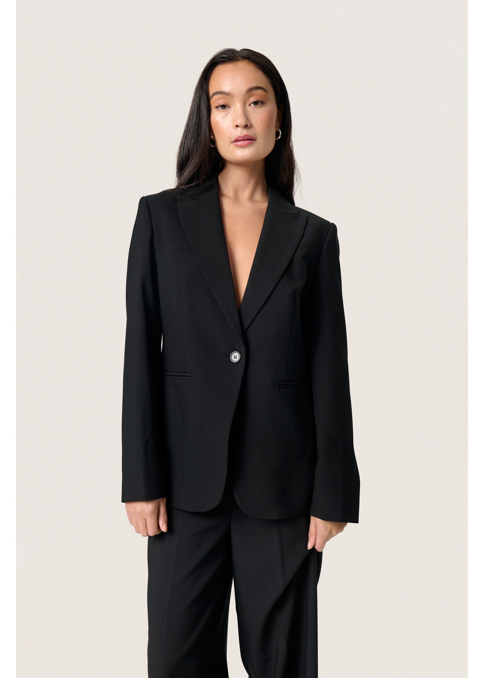 Soaked In Luxury Soaked, SLCorinne Short Blazer, Black, Size: