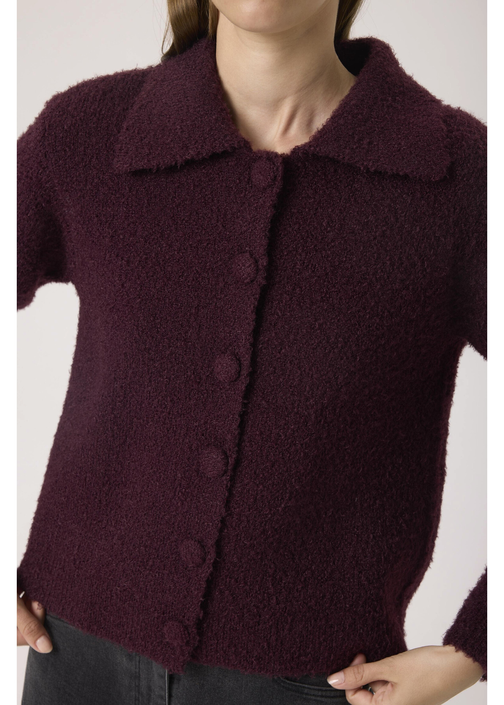 Soaked In Luxury Soaked, SLSelene Cardigan, Winetasting mel, Size: