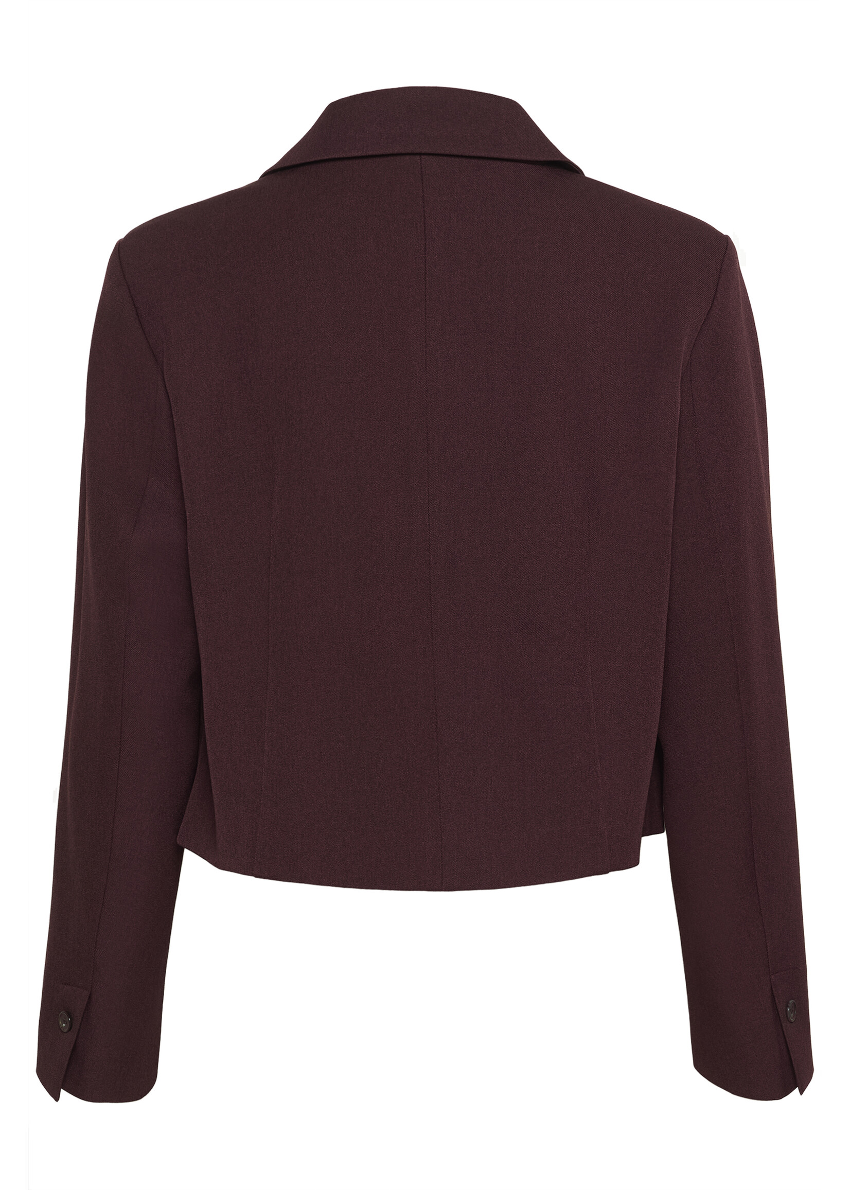 Soaked In Luxury Soaked, SLLilu Corinne Cropped Blazer, Winetasting melange, Size: