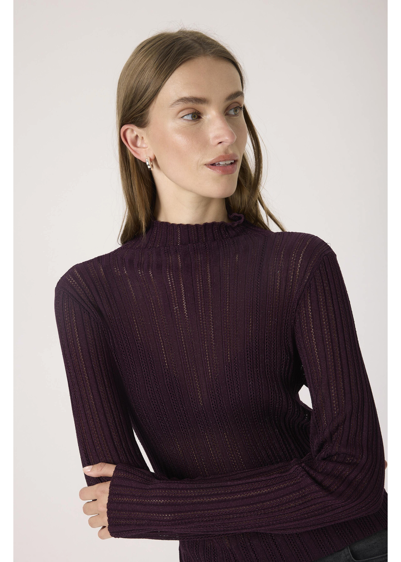 Soaked In Luxury Soaked, SLLaisa Regular Pullover, Winetasting, Size: