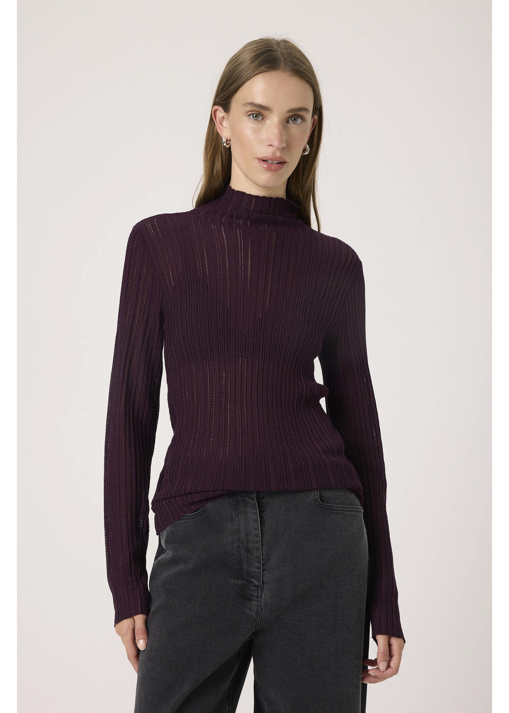 Soaked In Luxury Soaked, SLLaisa Regular Pullover, Winetasting, Size: