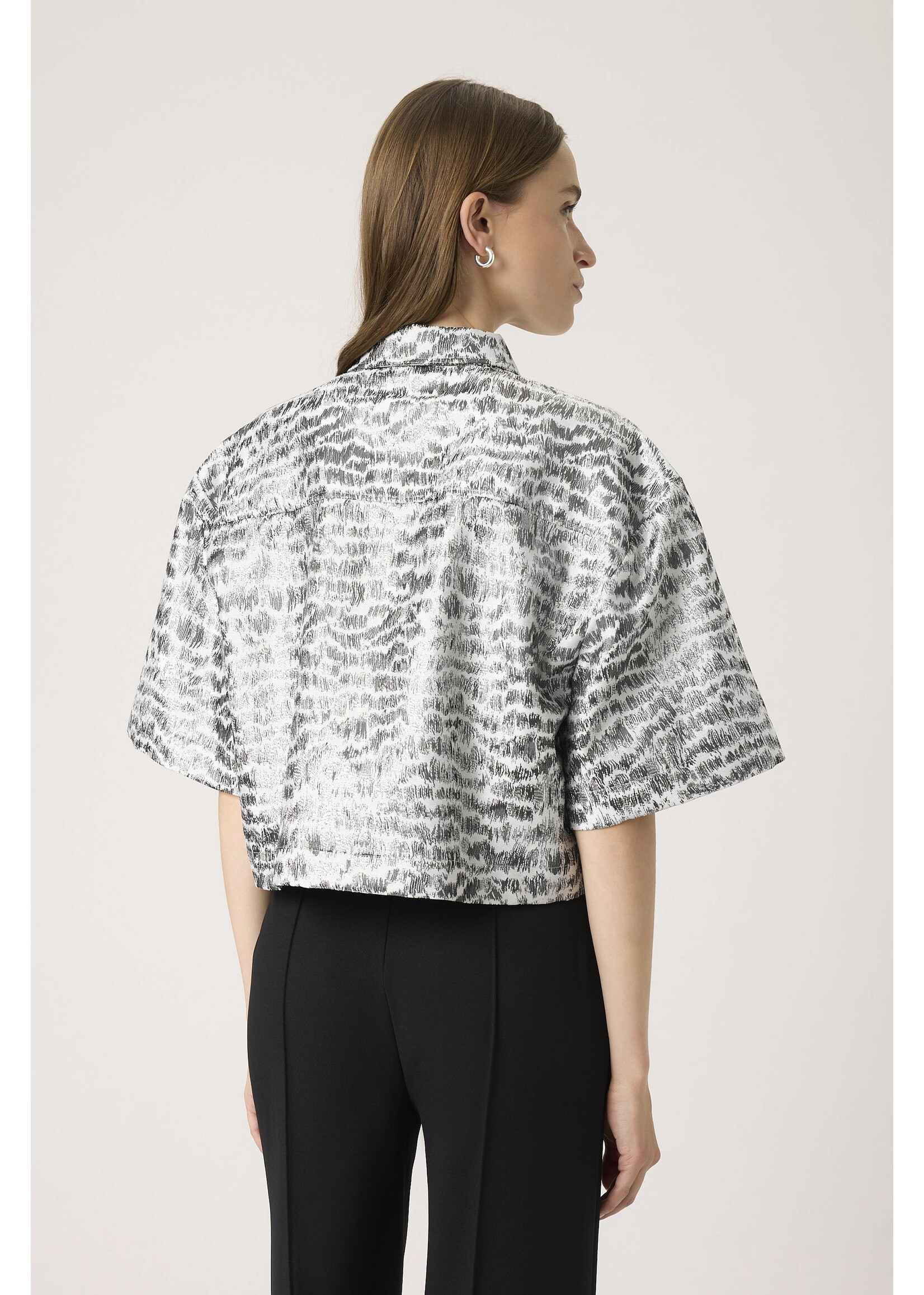 Soaked In Luxury Soaked, SLPricilla Shirt SS, Slivery animal, Size: