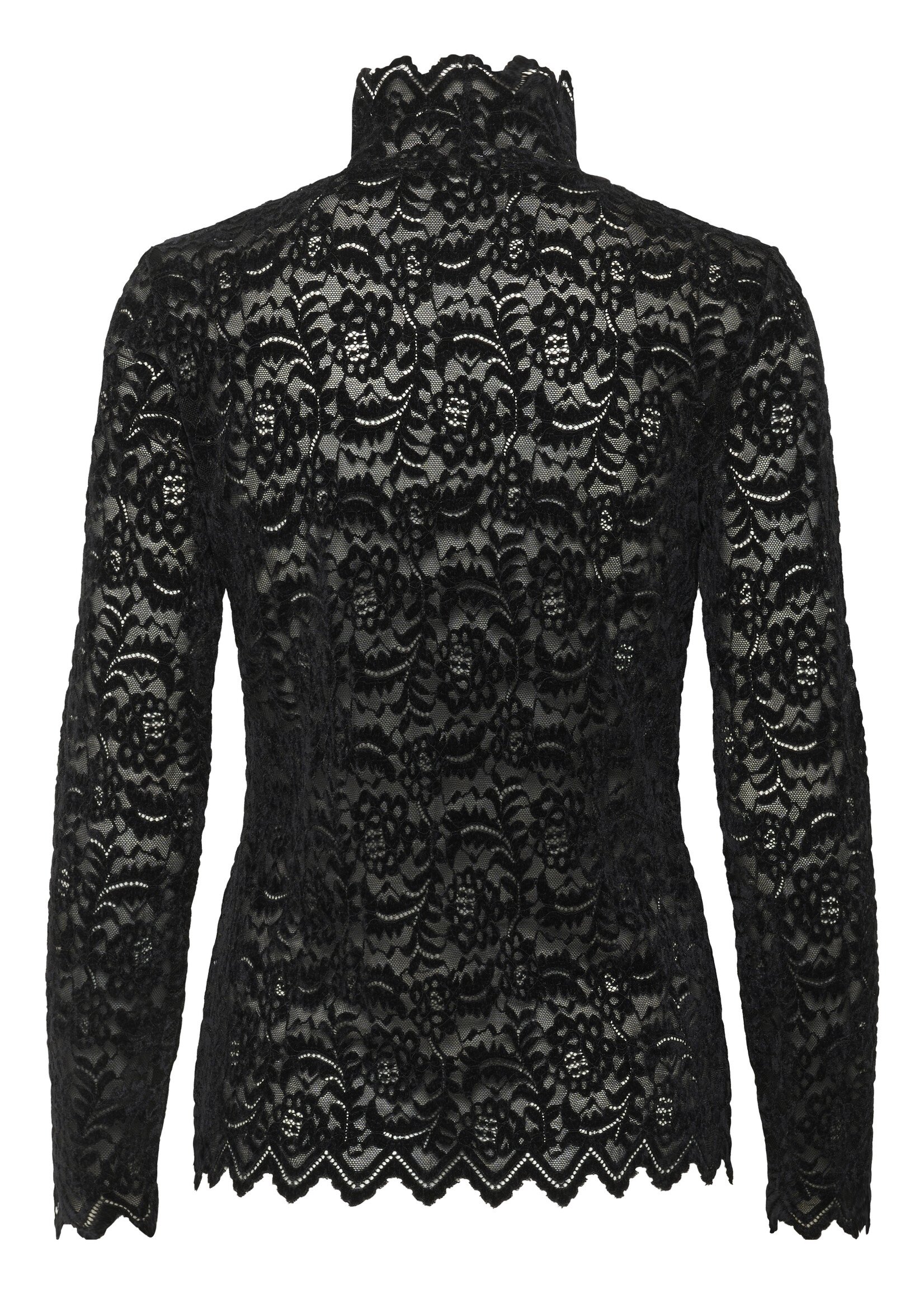 Soaked In Luxury Soaked, SLSable Mockneck Tee, Black, Size: