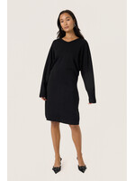 Soaked In Luxury Soaked, SLMarigold Bat Dress, Black, Size: