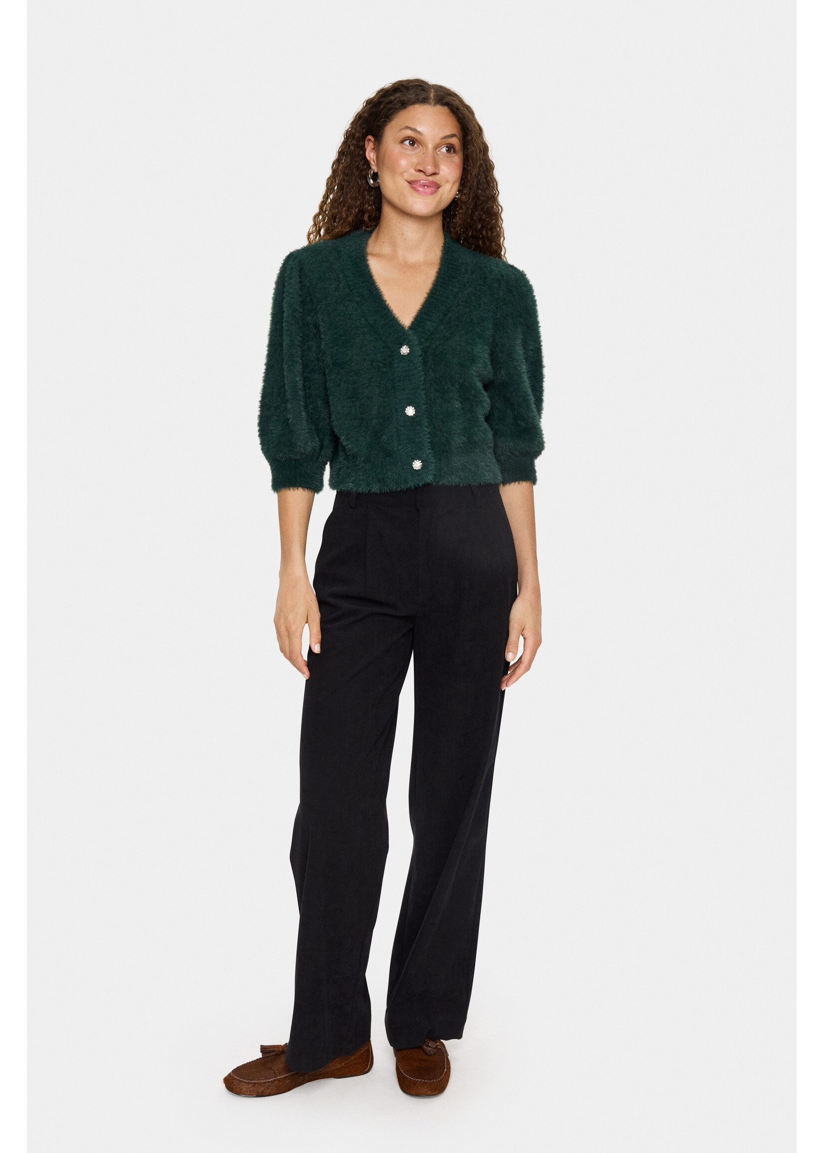 Saint Tropez Saint Tropez, BanniSZ SS Cardigan, June Bug, Size: