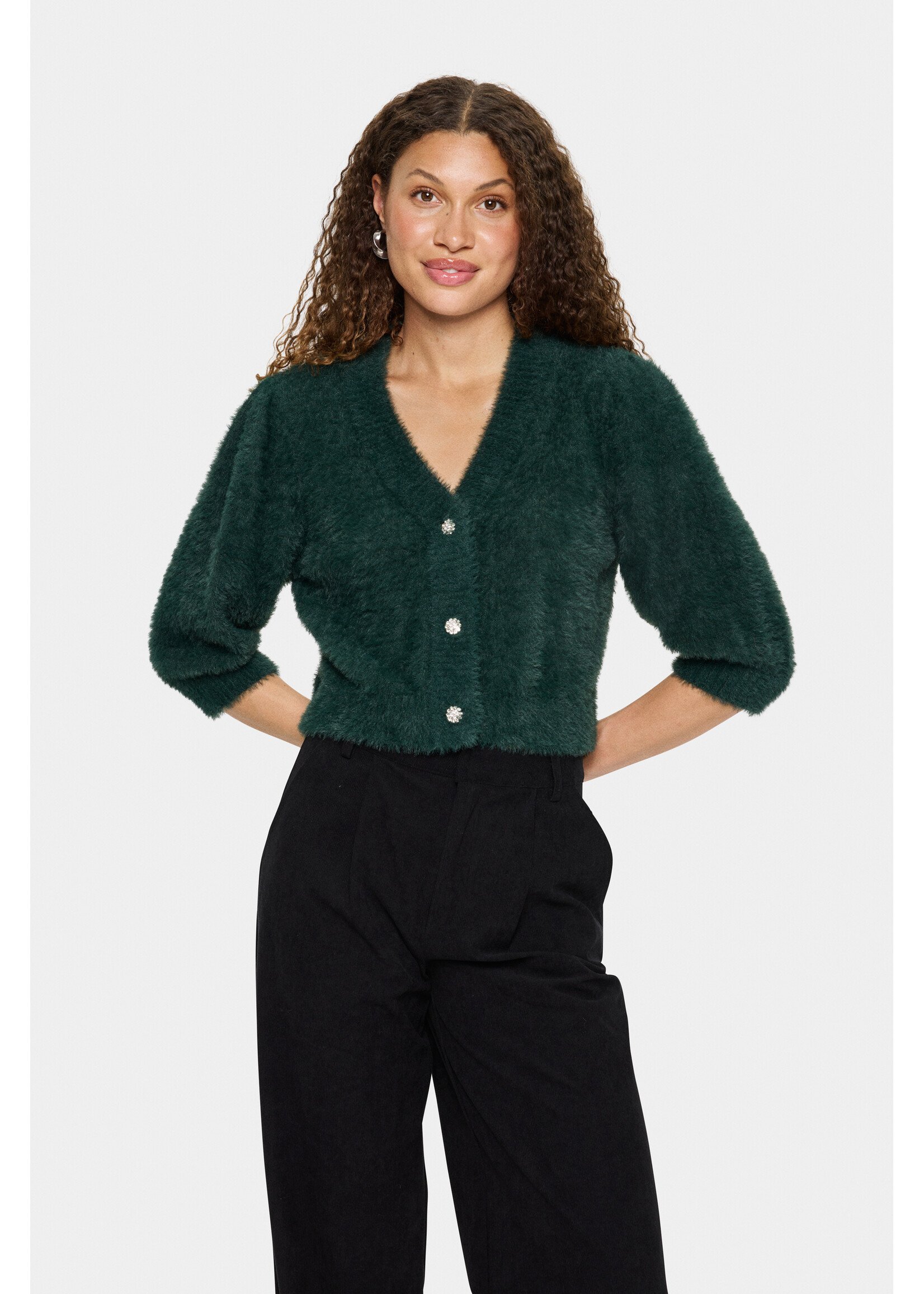 Saint Tropez Saint Tropez, BanniSZ SS Cardigan, June Bug, Size: