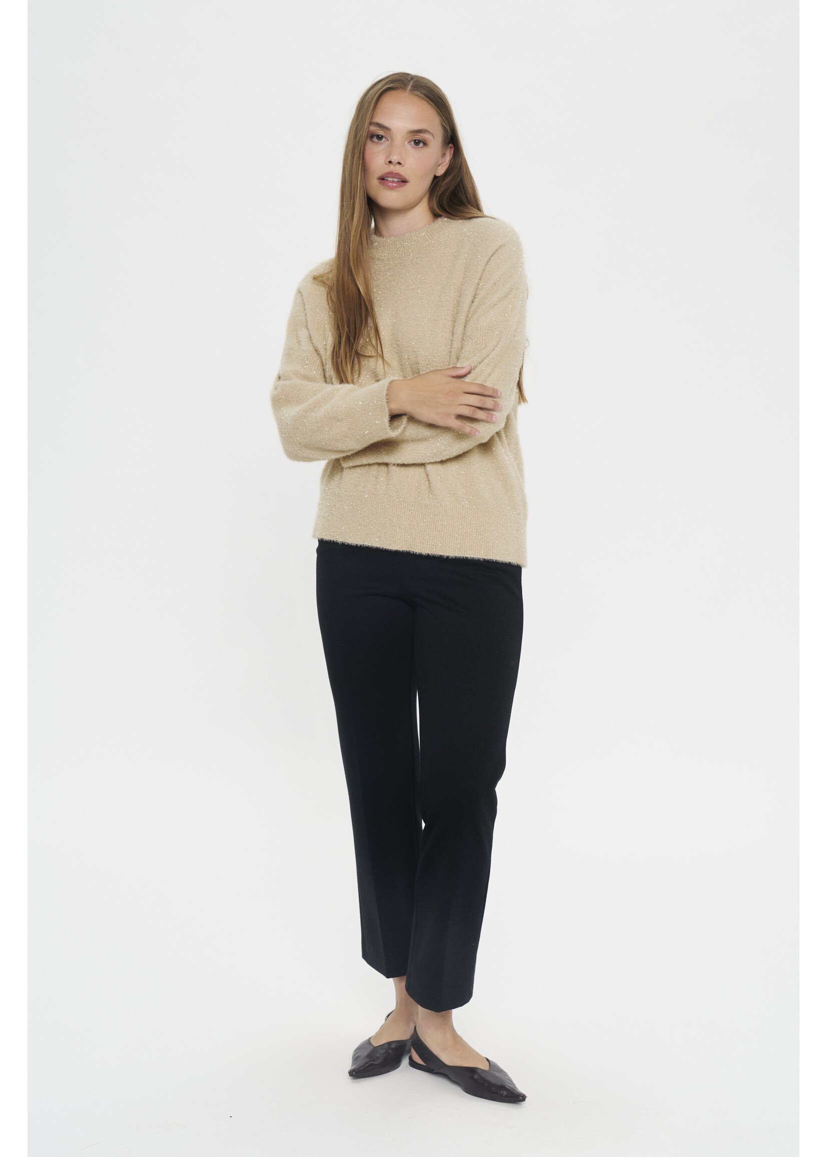 Saint Tropez Saint Tropez, NushaSZ Pullover, Sand, size: