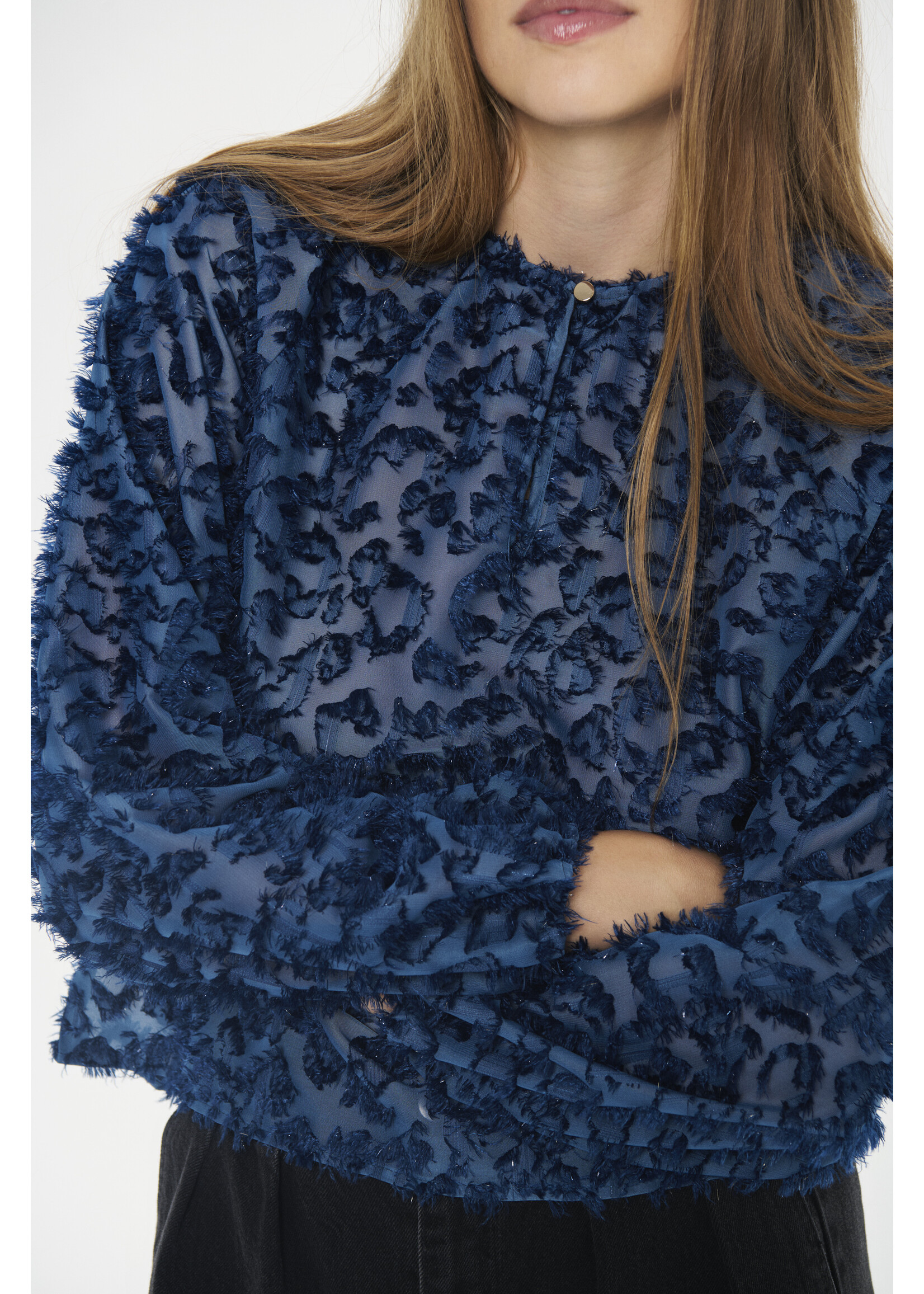 Saint Tropez Saint Tropez, NilsineSZ Blouse, Pageant Blue, Size: